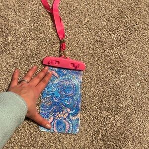 Lilly Pulitzer Blue and Pink Phone Case